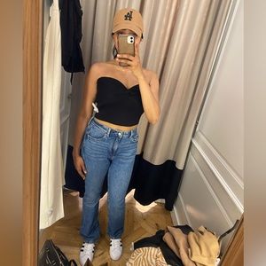 Dynamite Twist Front Crop Top